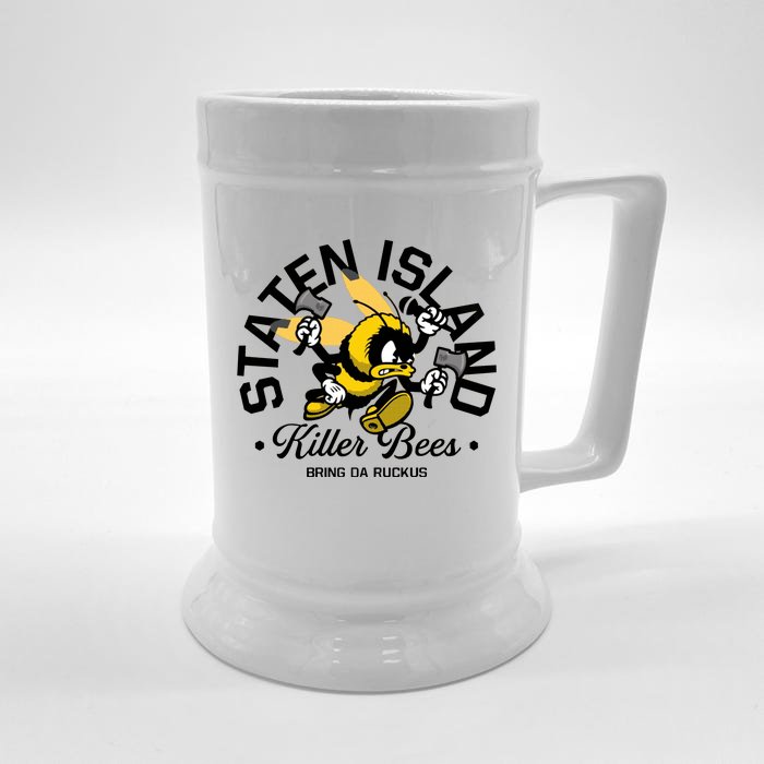 Staten Island Killer Bees Front & Back Beer Stein