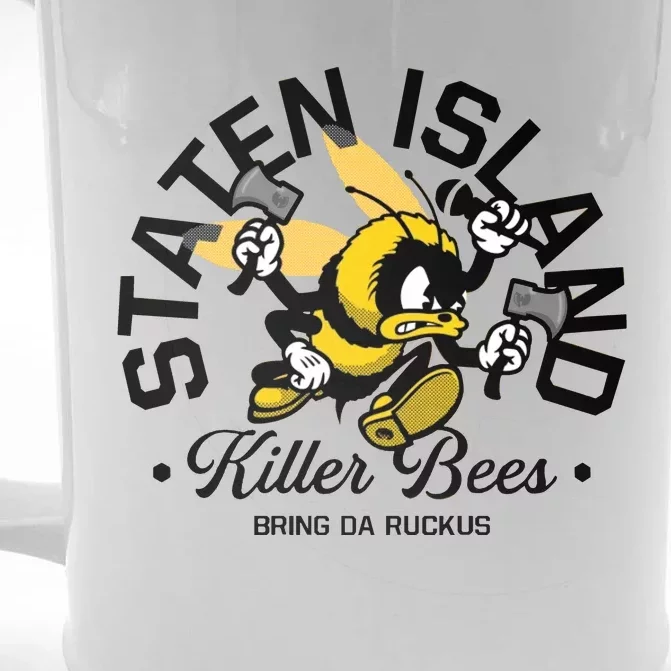 Staten Island Killer Bees Front & Back Beer Stein