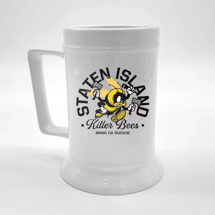 Staten Island Killer Bees Front & Back Beer Stein