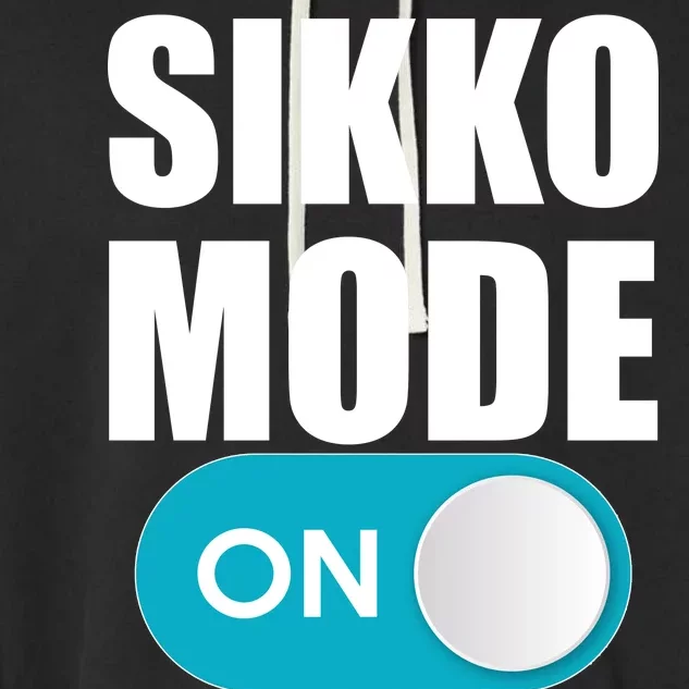 Sikko Mode On Funny Meme Garment-Dyed Fleece Hoodie