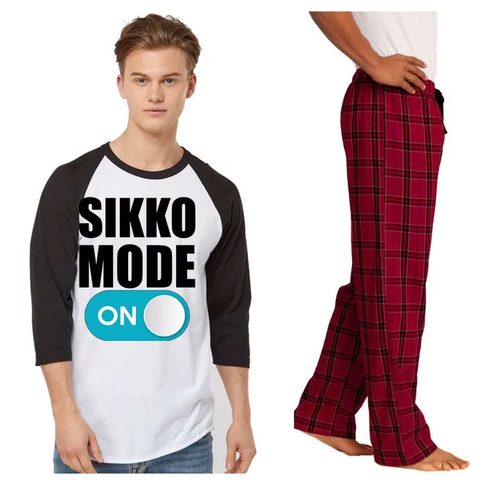 Sikko Mode On Funny Meme Raglan Sleeve Pajama Set