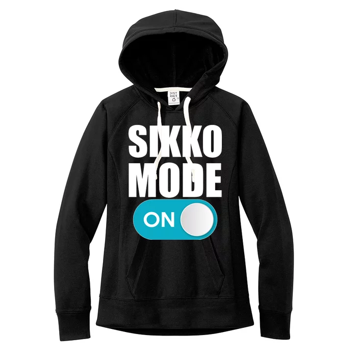 Sikko Mode On Funny Meme Women's Fleece Hoodie