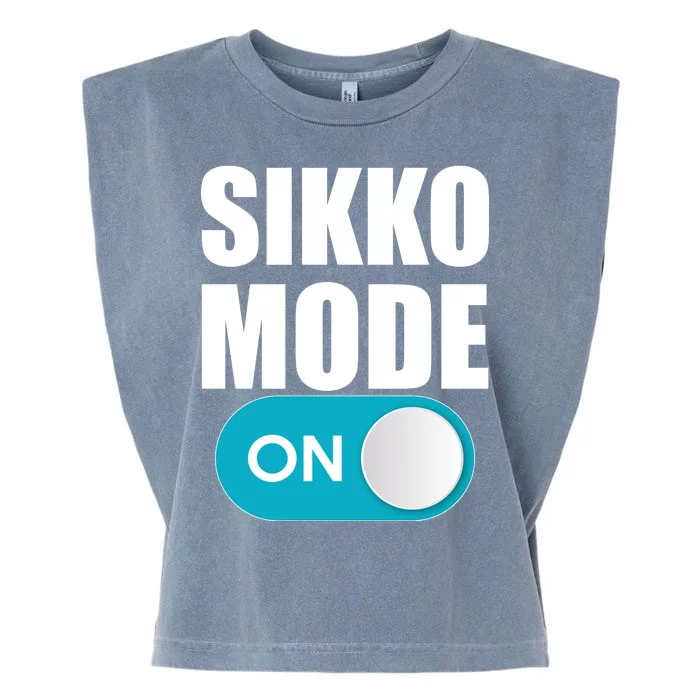 Sikko Mode On Funny Meme Garment-Dyed Women's Muscle Tee