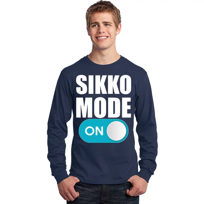 Sikko Mode On Funny Meme Long Sleeve Shirt