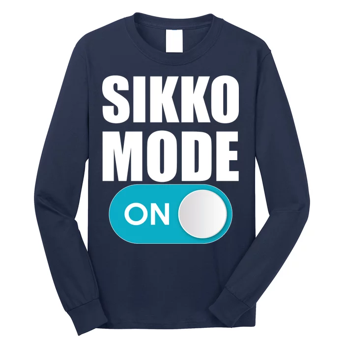 Sikko Mode On Funny Meme Long Sleeve Shirt