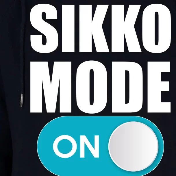 Sikko Mode On Funny Meme Womens Funnel Neck Pullover Hood