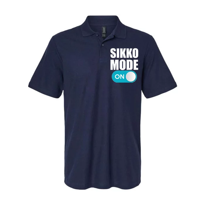 Sikko Mode On Funny Meme Softstyle Adult Sport Polo