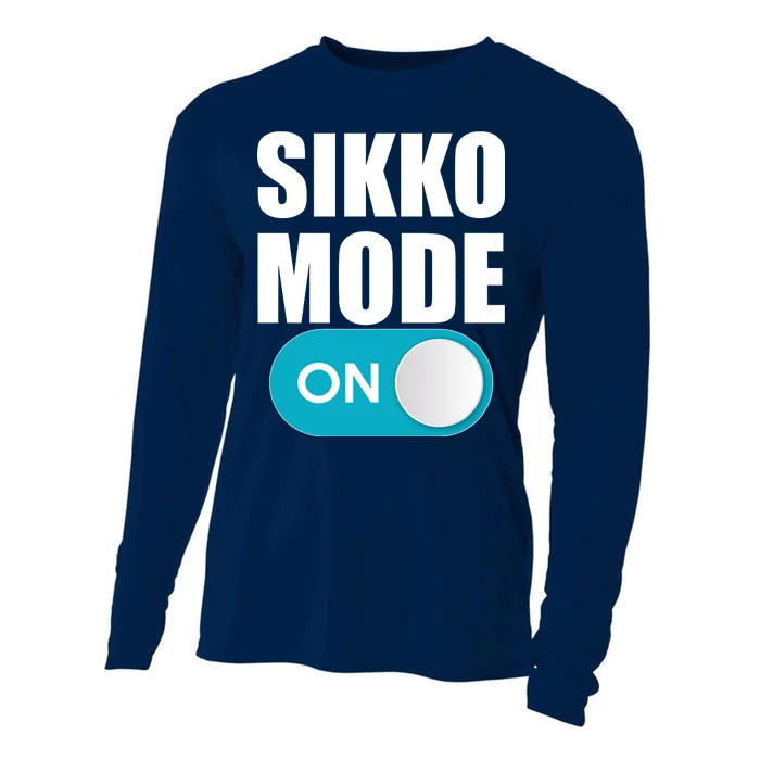 Sikko Mode On Funny Meme Cooling Performance Long Sleeve Crew