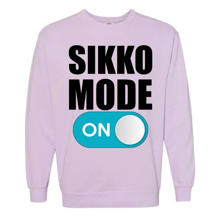 Sikko Mode On Funny Meme Garment-Dyed Sweatshirt