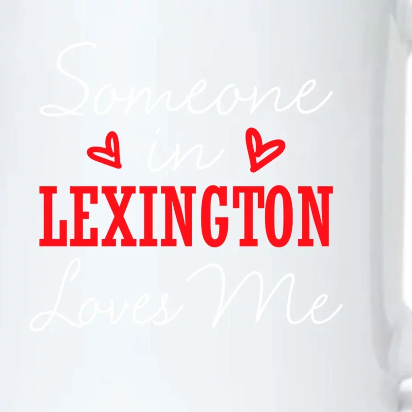 Someone In Lexington Loves Me Relationship Couple Funny Gift Black Color Changing Mug