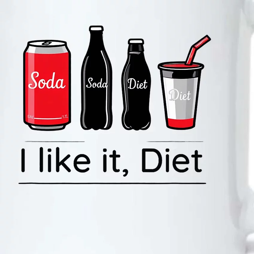 Soda I Like It Diet Essentials Morning Beverage Love Black Color Changing Mug