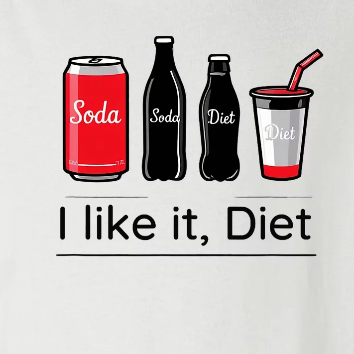 Soda I Like It Diet Essentials Morning Beverage Love Toddler Long Sleeve Shirt