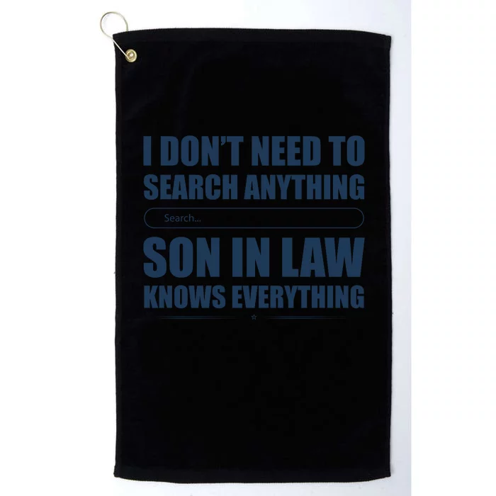 Son In Law Platinum Collection Golf Towel