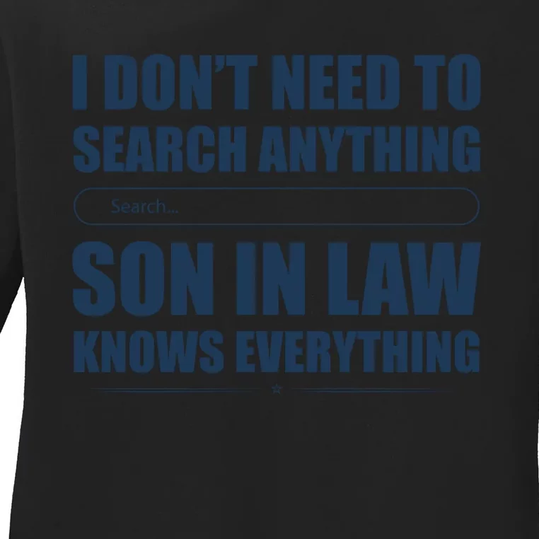 Son In Law Ladies Long Sleeve Shirt