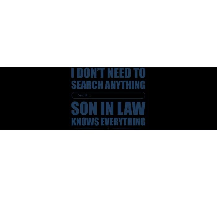 Son In Law Bumper Sticker