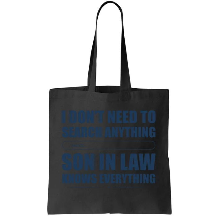 Son In Law Tote Bag