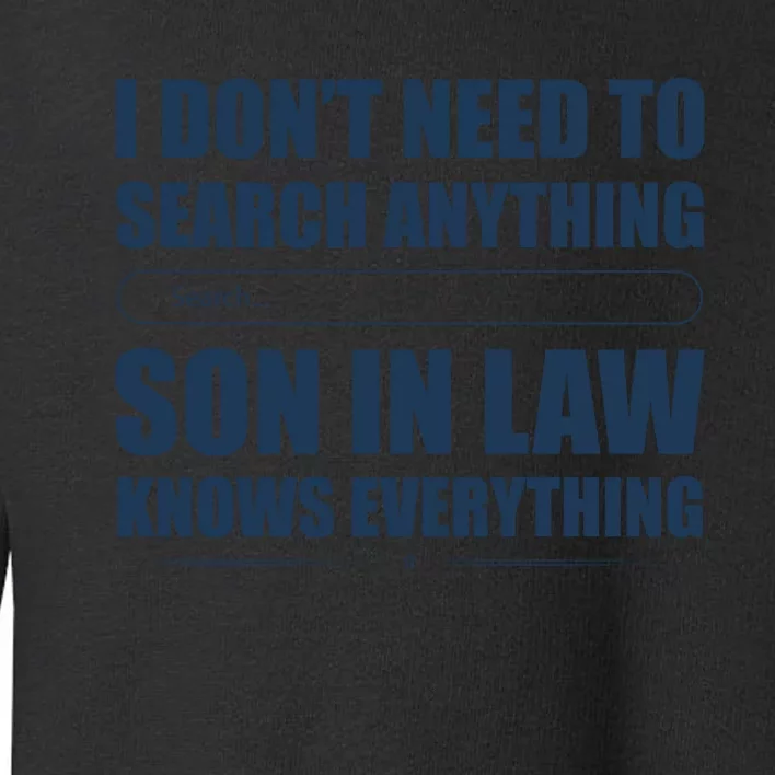 Son In Law Toddler Sweatshirt