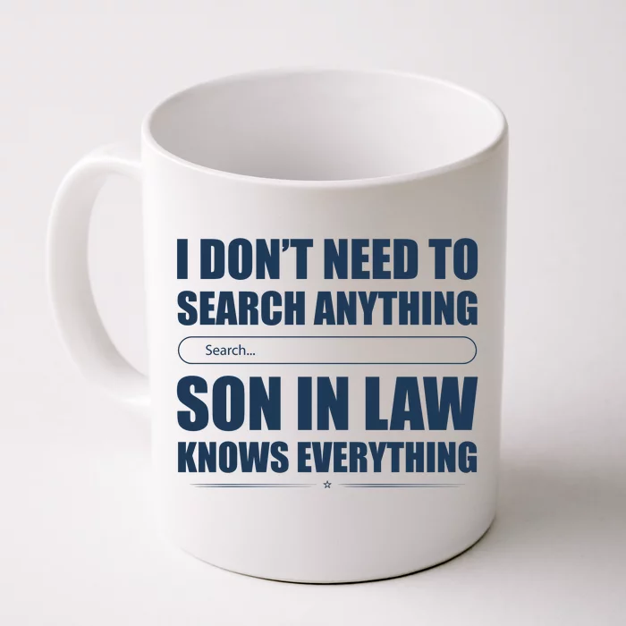 Son In Law Front & Back Coffee Mug