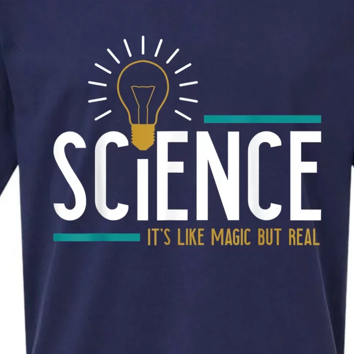 Science Its Like Magic But Real Science H Sueded Cloud Jersey T-Shirt