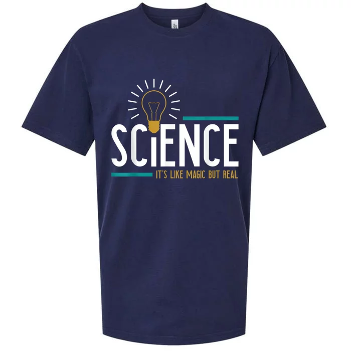 Science Its Like Magic But Real Science H Sueded Cloud Jersey T-Shirt