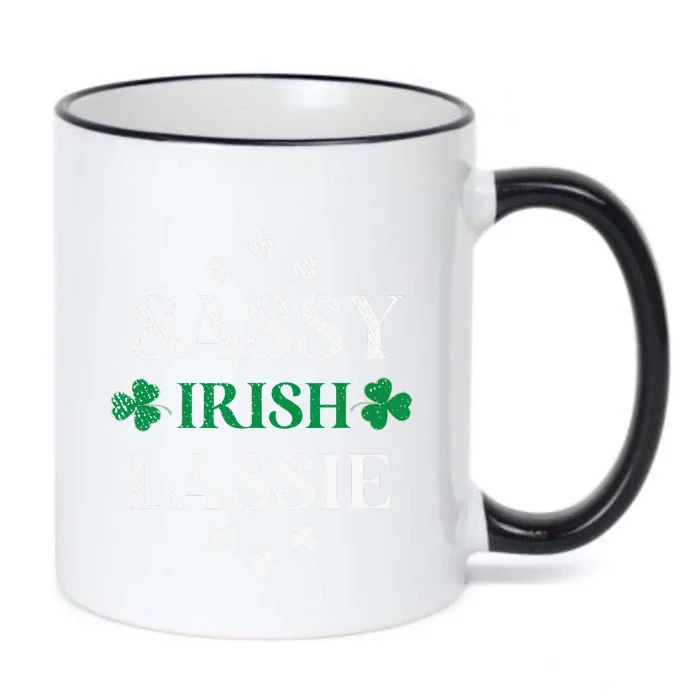 Sassy Irish Lassie St. Patrick's Day Cute Saint Patty's Black Color Changing Mug