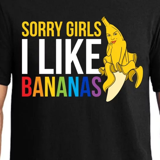 Sorry I Like Bananas Gift Pajama Set