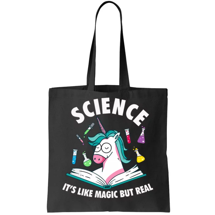 Science Is Like Magic But Real Unicorn Tote Bag