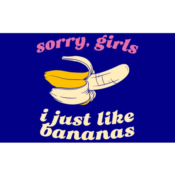 Sorry I Like Bananas Gay Dating Cute Gift Bumper Sticker