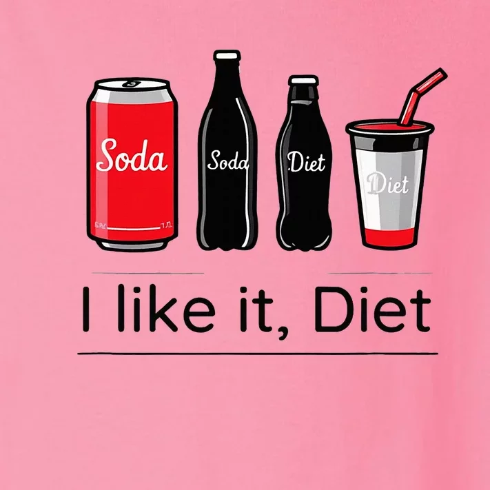 Soda I Like It Diet Essentials Morning Beverage Love Toddler Long Sleeve Shirt