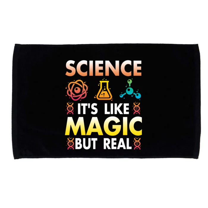 Science Is Like Magic But Real Positive Quote March For Science Microfiber Hand Towel