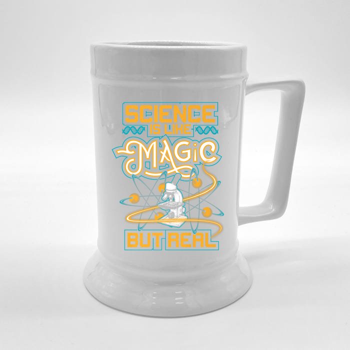 Science Is Like Magic But Real Funny Science Front & Back Beer Stein