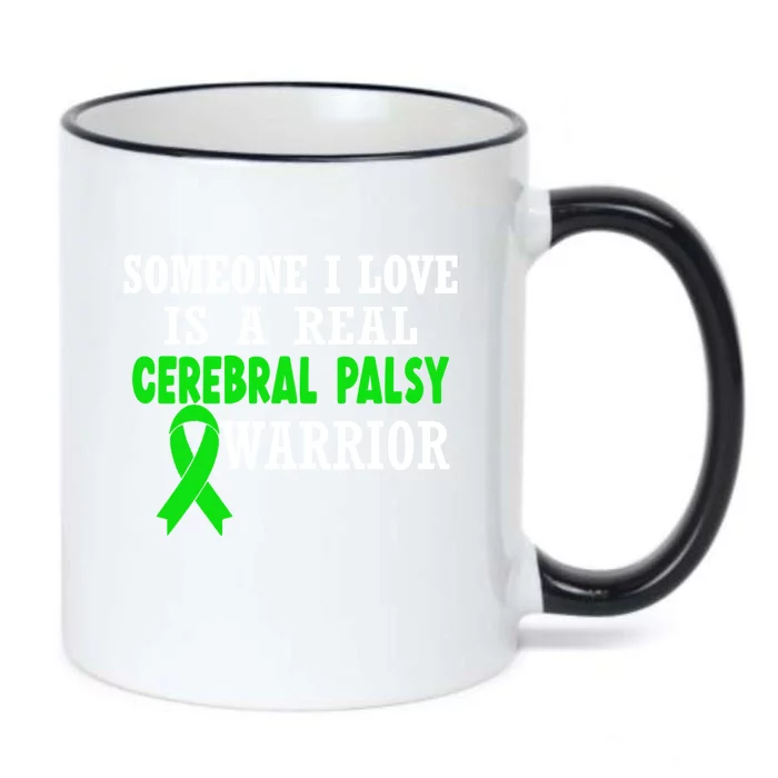 Someone I Love Cerebral Palsy Warrior Cerebral Palsy Ribbon Gift Black Color Changing Mug