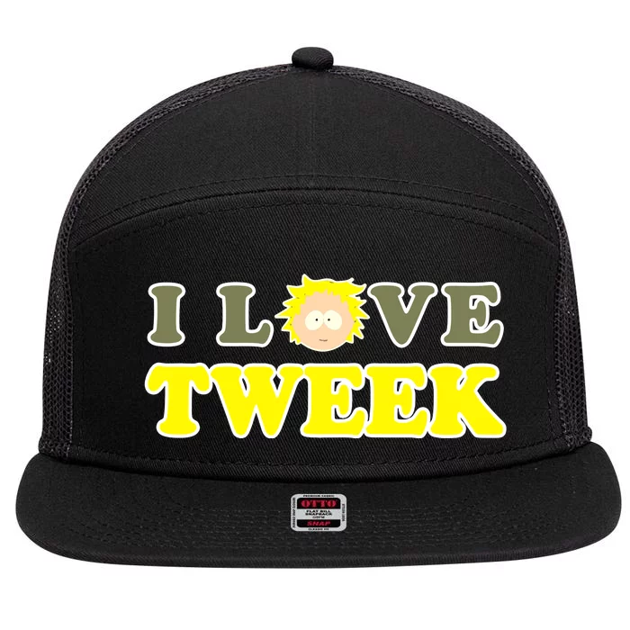 S.O.U..T.H.P.A.R.K. I Love Tweek 7 Panel Mesh Trucker Snapback Hat