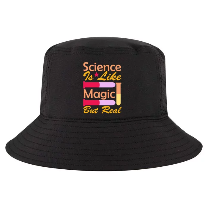 Science Is Like Magic But Real Cool Comfort Performance Bucket Hat