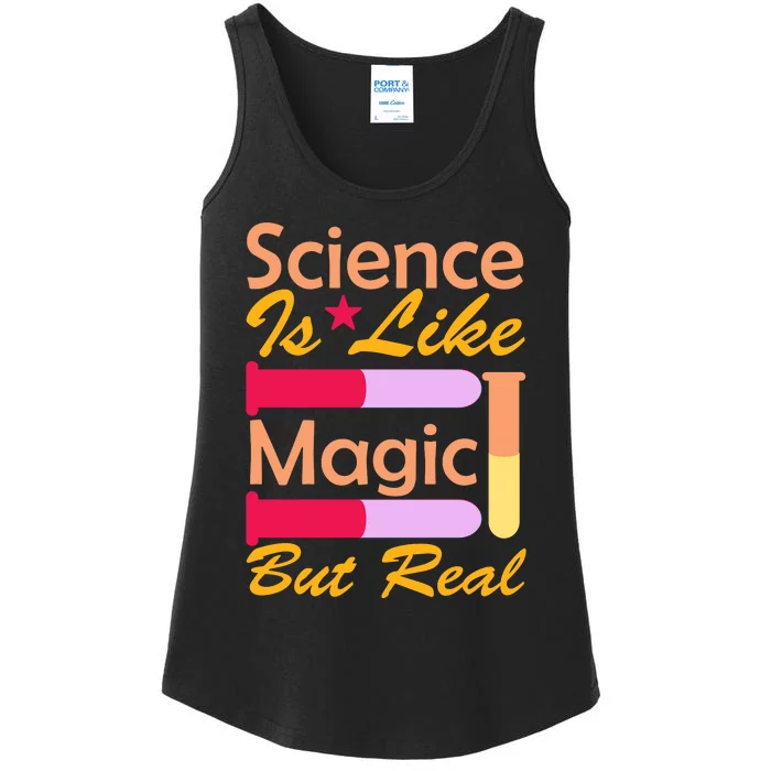 Science Is Like Magic But Real Ladies Essential Tank