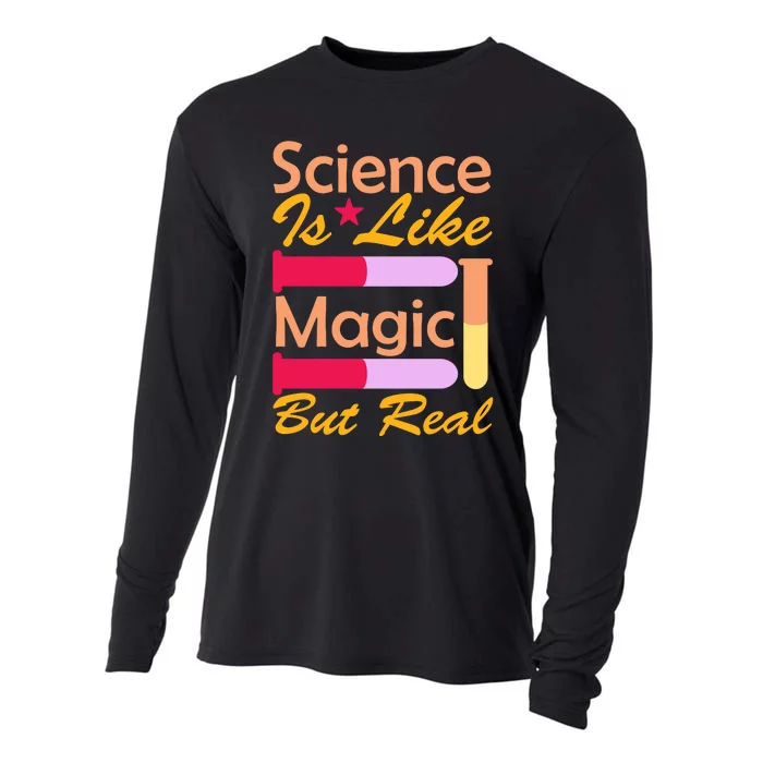 Science Is Like Magic But Real Cooling Performance Long Sleeve Crew