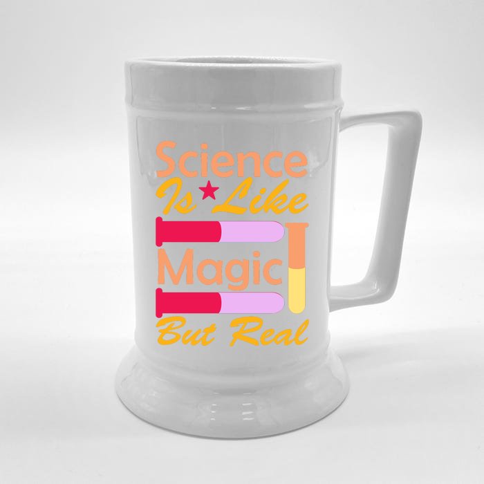 Science Is Like Magic But Real Front & Back Beer Stein