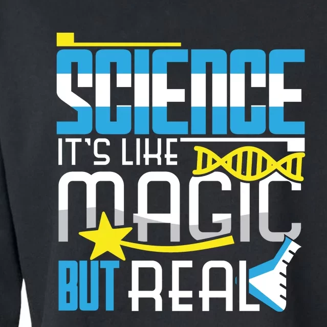 Science: ItS Like Magic But Real Cropped Pullover Crew