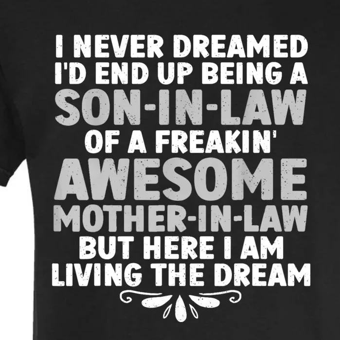 Son In Law Art From Mother In Law For Son In Law Garment-Dyed Heavyweight T-Shirt