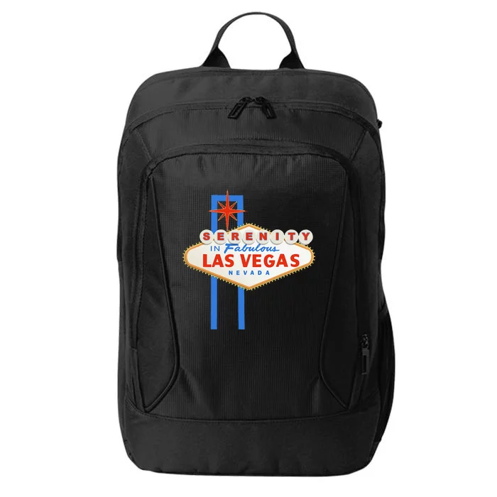 Serenity In Las Vegas Welcome Sign Aa Na Clean & Sober City Backpack