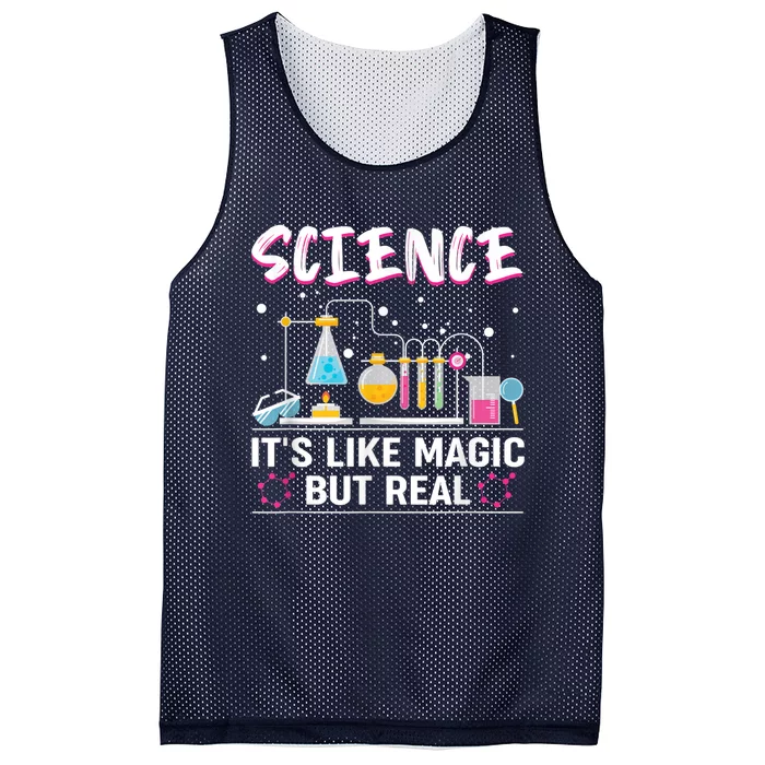 Science Its Like Magic But Real Mesh Reversible Basketball Jersey Tank