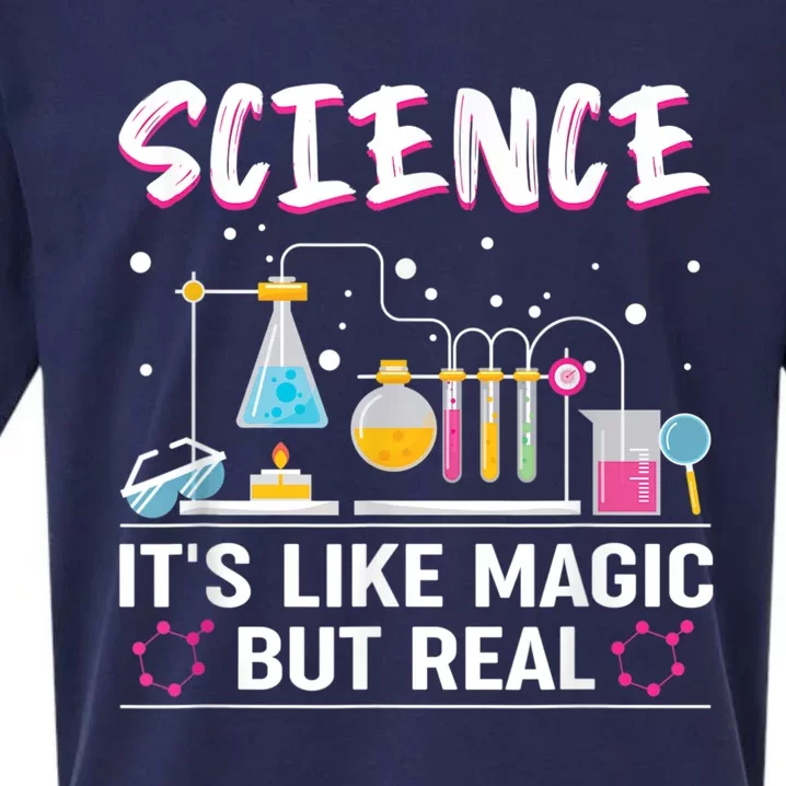 Science Its Like Magic But Real Sueded Cloud Jersey T-Shirt