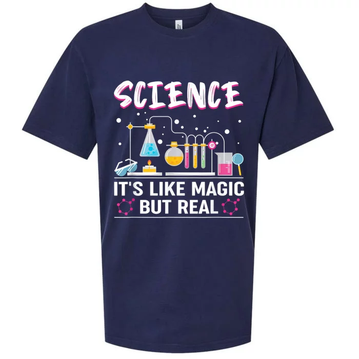 Science Its Like Magic But Real Sueded Cloud Jersey T-Shirt