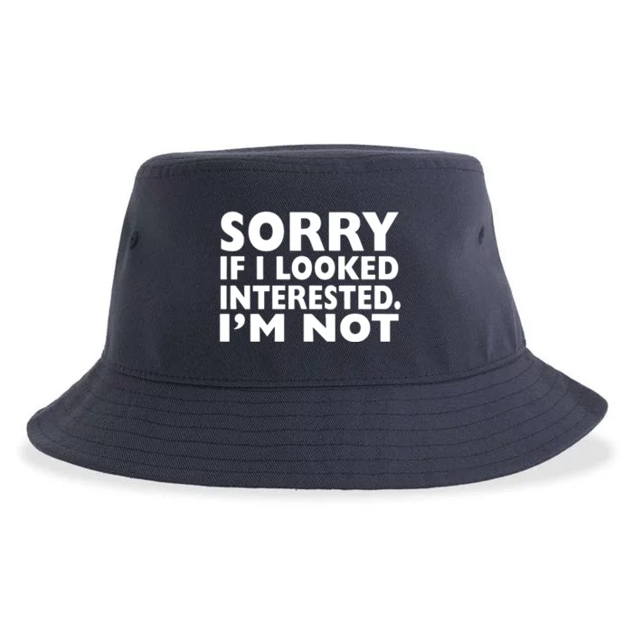 Sorry If Looked Interested Sustainable Bucket Hat