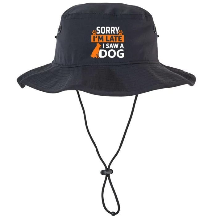 Sorry IM Late I Saw A Dog Legacy Cool Fit Booney Bucket Hat