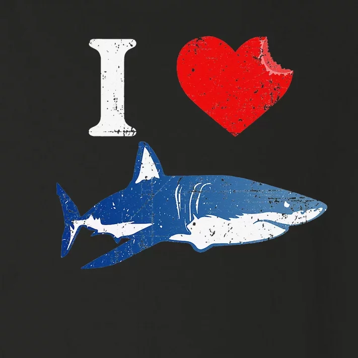 Shark I Love Shark Lover Gift Shark Toddler Long Sleeve Shirt