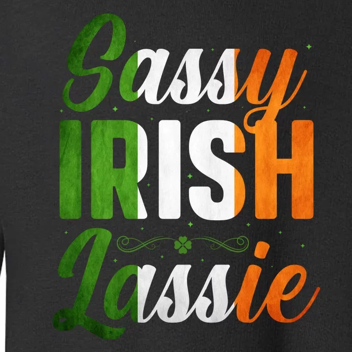 Sassy Irish Lassie Toddler Sweatshirt