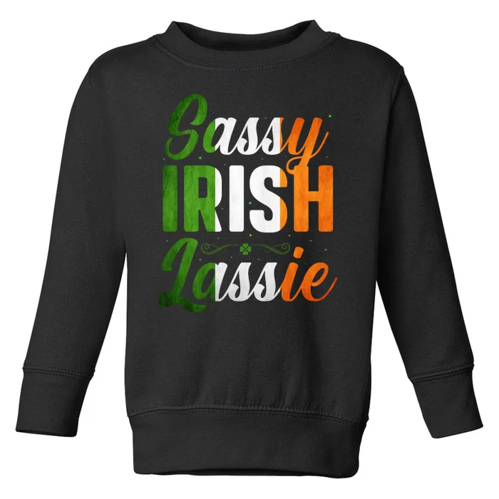 Sassy Irish Lassie Toddler Sweatshirt