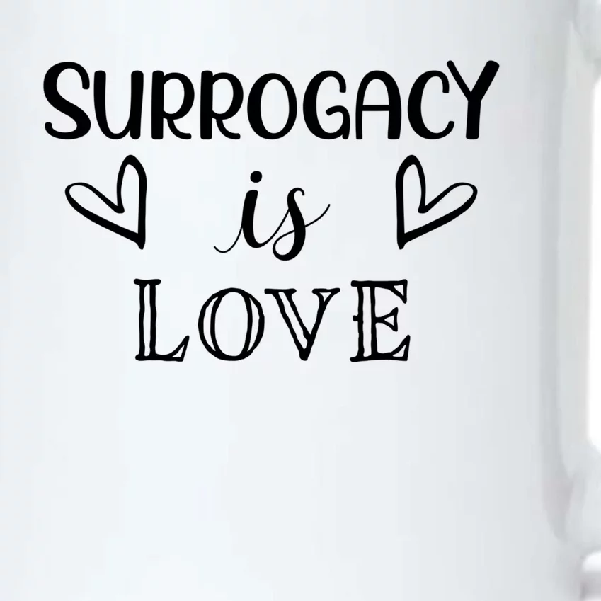 Surrogacy Is Love Proud Surrogate Mom Gift Black Color Changing Mug