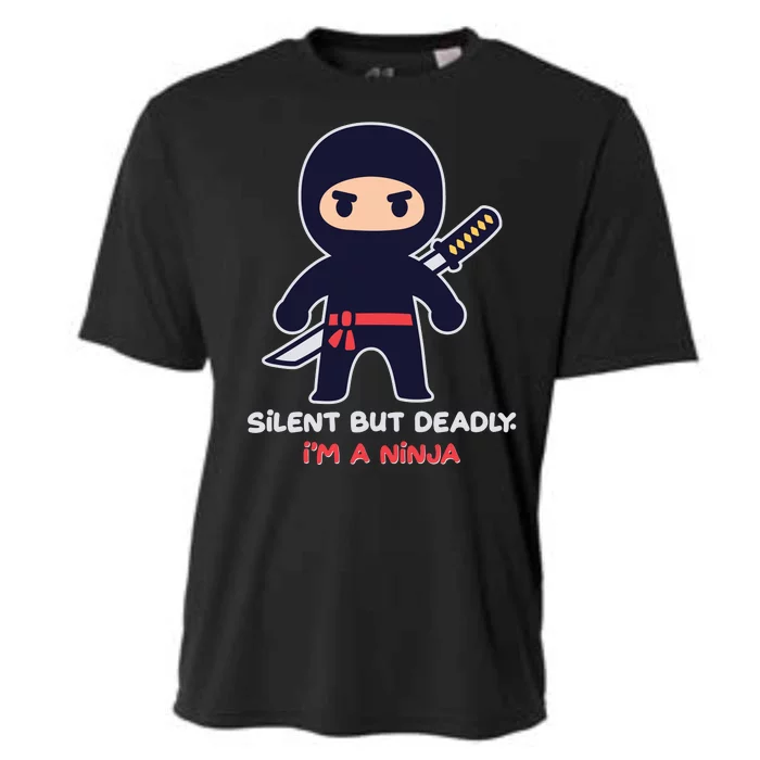 Silent But Deadly I'm A Ninja Cooling Performance Crew T-Shirt